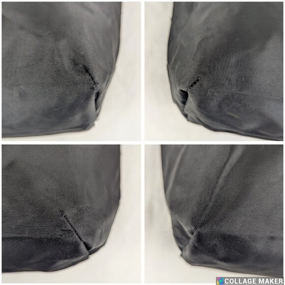 Longchamp Le Pliage Nylon Tote Bag Black Foldable Shoulder Bag 100% Authentic - Picture 11 of 16